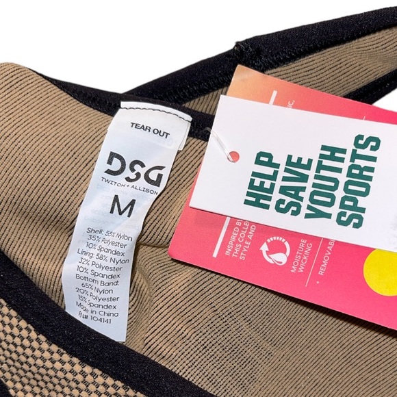 NEW DSG X TWITCH + ALLISON Women's Seamless Colorblock Sports Bra - Picture 6 of 7